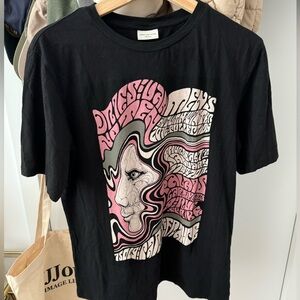 Dries van noten black tee